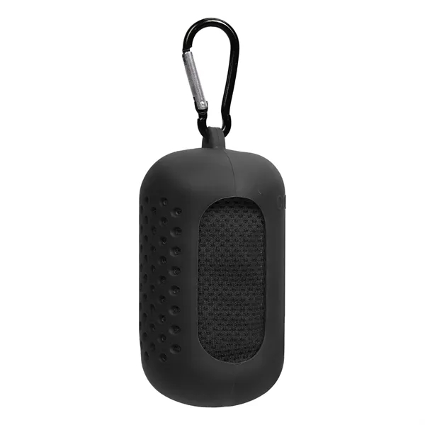 Mini Portable Sport Cooling Towel W/ Carabiner Case