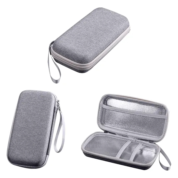 Portable EVA Insulin Cooler Travel Case W/ Handle