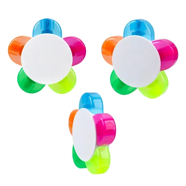 Flower Shape Highlighter W/ 5 Different Colors
