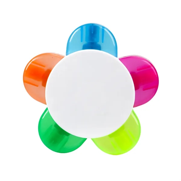 Flower Shape Highlighter W/ 5 Different Colors