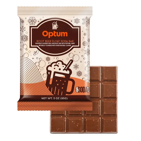 Fizzy Favorites- 3oz Milk Chocolate Root Beer Float Soda Bar