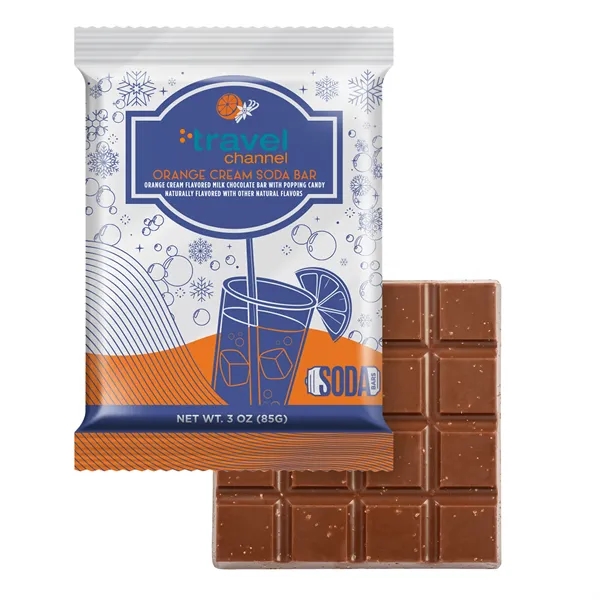 Fizzy Favorites- 3oz Milk Chocolate Orange Cream Soda Bar