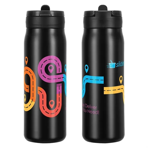 Custom Quincy 25 oz Eco-Friendly Vacuum Insulated Bottle