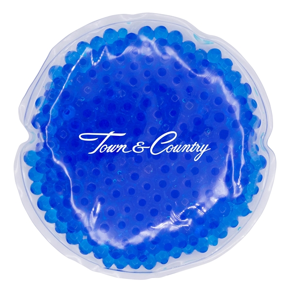 Custom Round Gel Tekbeads Hot/Cold Pack