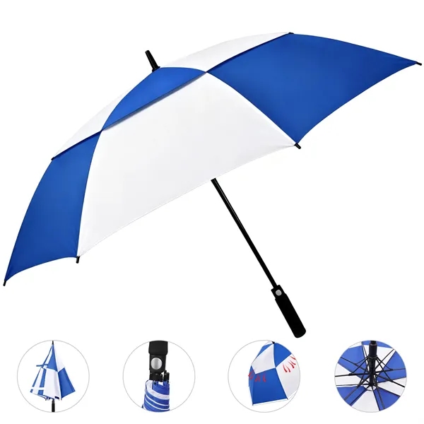 59" Arc Auto Open Vented Golf Umbrella W/ Sleeve