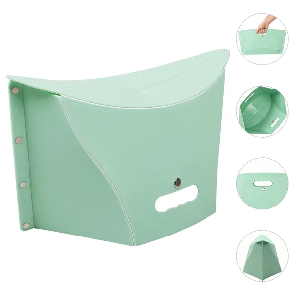Lightweight Plastic Folding Stool For Hiking Camping