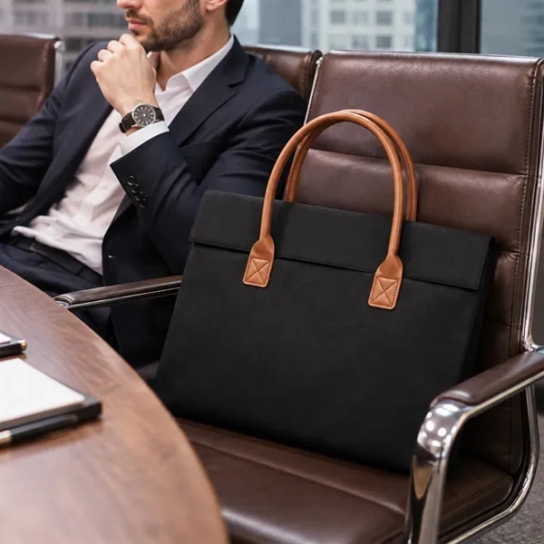 15.6" Lightweight Laptop Bag Work Tote W/ Microfiber Lining