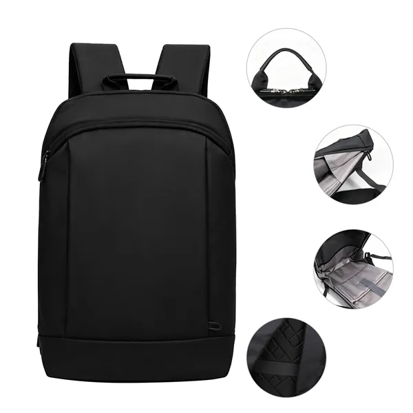 15.6" Waterproof Business Laptop Backpack W/ Luggage Strap