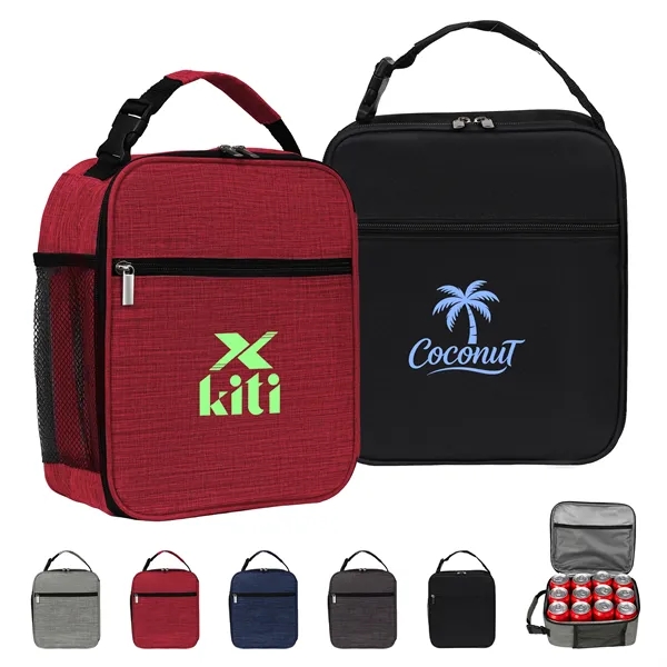 Portable&Lightweight Insulated Lunch Bag W/ Front Pocket