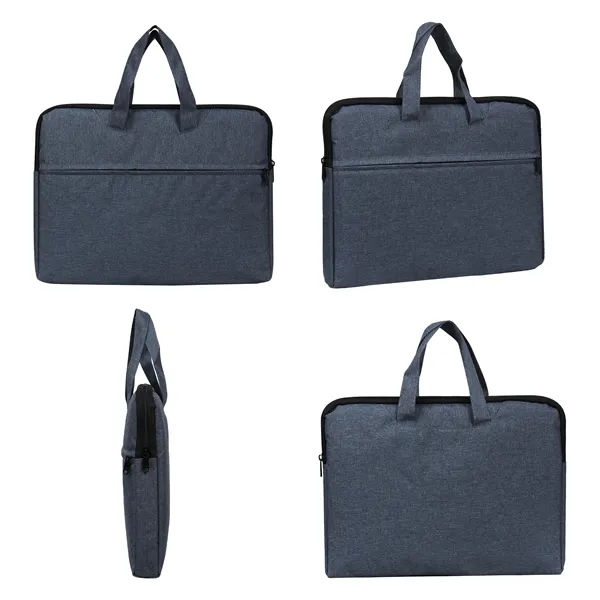 14" Slim Lightweight Laptop Bag W/ Front Pocket