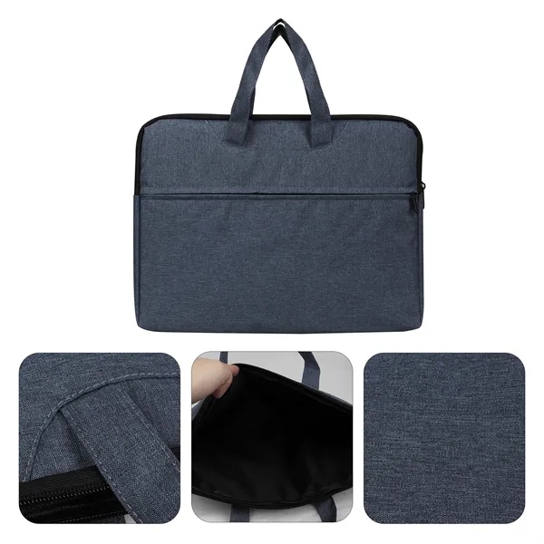 14" Slim Lightweight Laptop Bag W/ Front Pocket