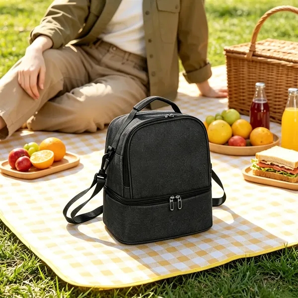 Oxford Double Layer Insulated Breastmilk Cooler Bag