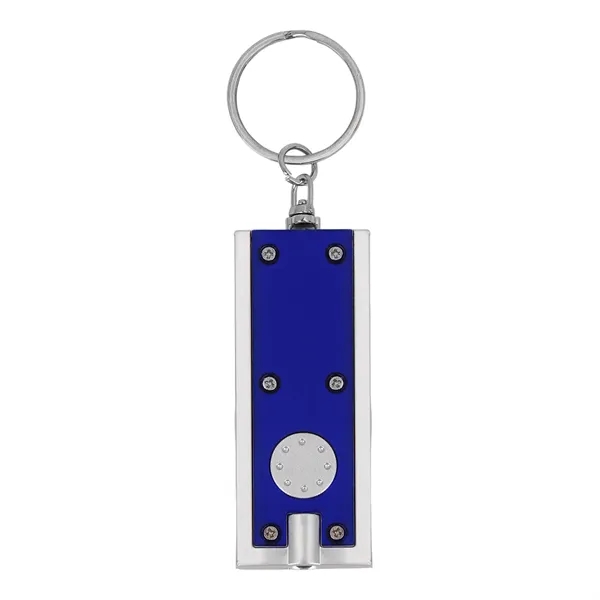 Bright Mini LED Flashlight W/ Swivel KeyChain