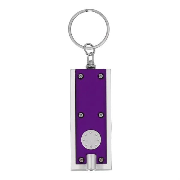 Bright Mini LED Flashlight W/ Swivel KeyChain