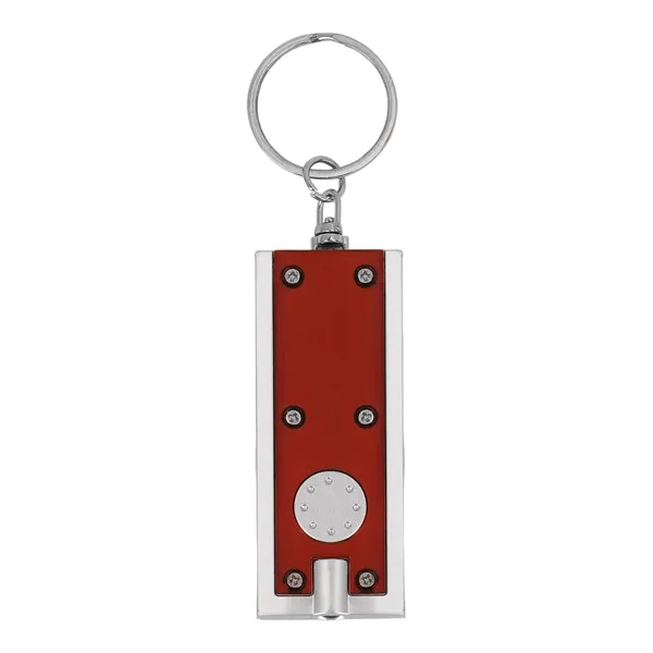 Bright Mini LED Flashlight W/ Swivel KeyChain