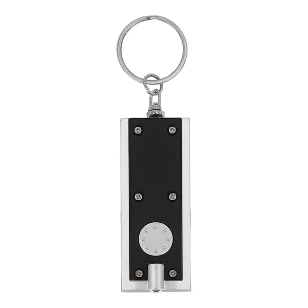 Bright Mini LED Flashlight W/ Swivel KeyChain