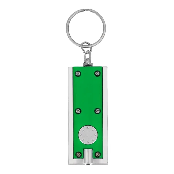 Bright Mini LED Flashlight W/ Swivel KeyChain