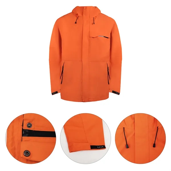 Unisex Lightweight Waterproof Hooded Rain Jacket