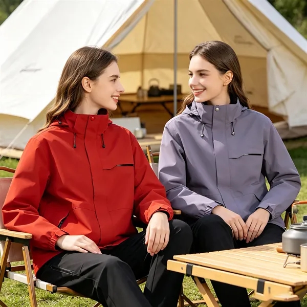 Unisex Lightweight Waterproof Hooded Rain Jacket