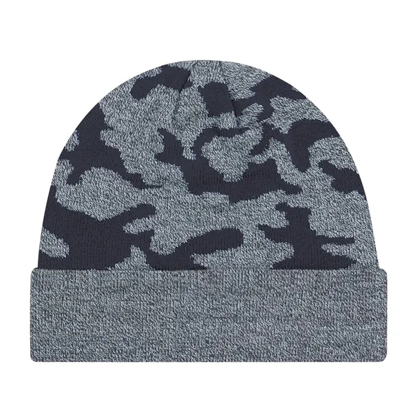 Acrylic, Cuff Toque (Urban Camo), Jacquard knit - Acrylic, Cuff Toque (Urban Camo), Jacquard knit - Image 3 of 7