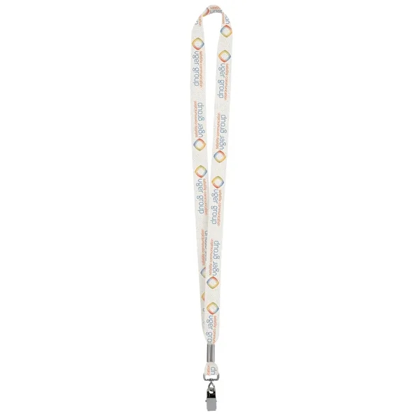 Good Value™ 3/4" RPET Fine-Print Lanyard