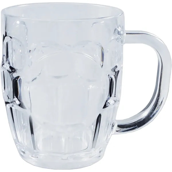 20 oz. Clear Plastic Dimple Mug w/Handle - 20 oz. Clear Plastic Dimple Mug w/Handle - Image 2 of 2