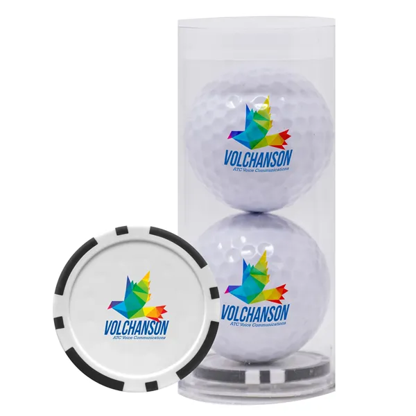 2-Ball, 1-Poker Chip Par Pack