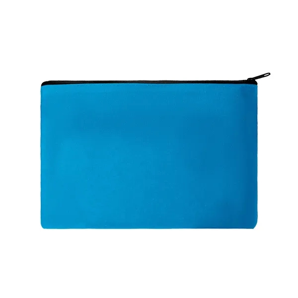 Multipurpose Canvas Cosmetic Bag Zipper Pouch