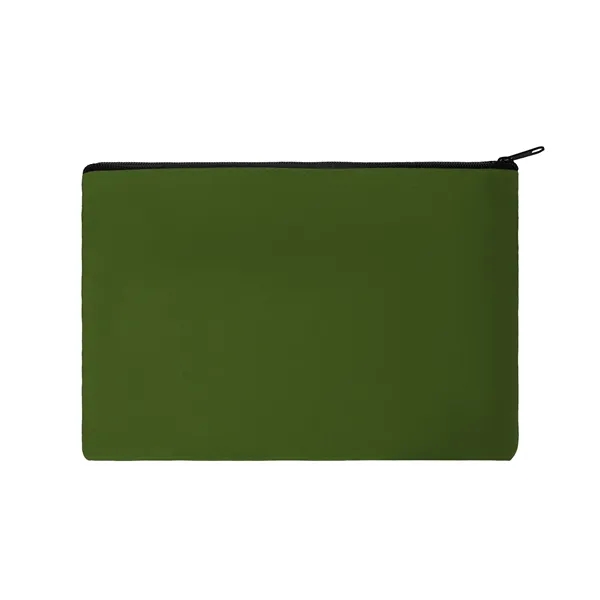 Multipurpose Canvas Cosmetic Bag Zipper Pouch