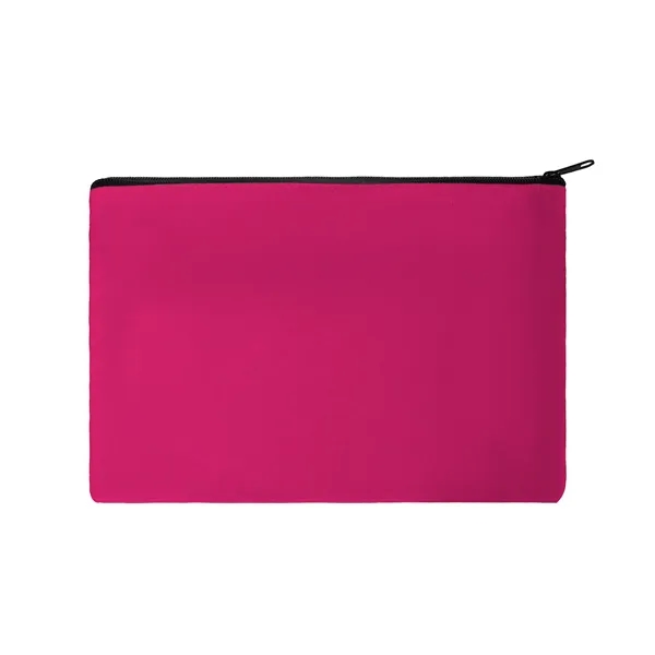 Multipurpose Canvas Cosmetic Bag Zipper Pouch
