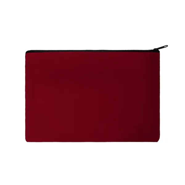 Multipurpose Canvas Cosmetic Bag Zipper Pouch