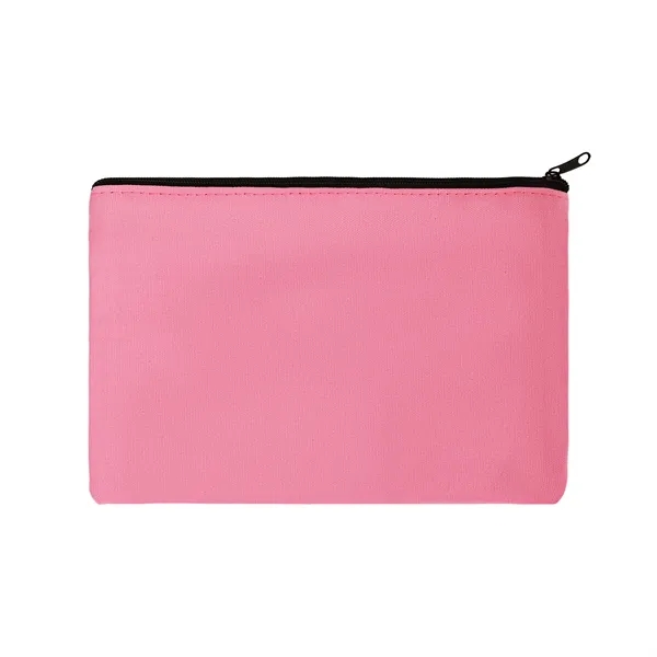 Multipurpose Canvas Cosmetic Bag Zipper Pouch