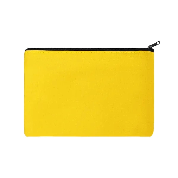 Multipurpose Canvas Cosmetic Bag Zipper Pouch