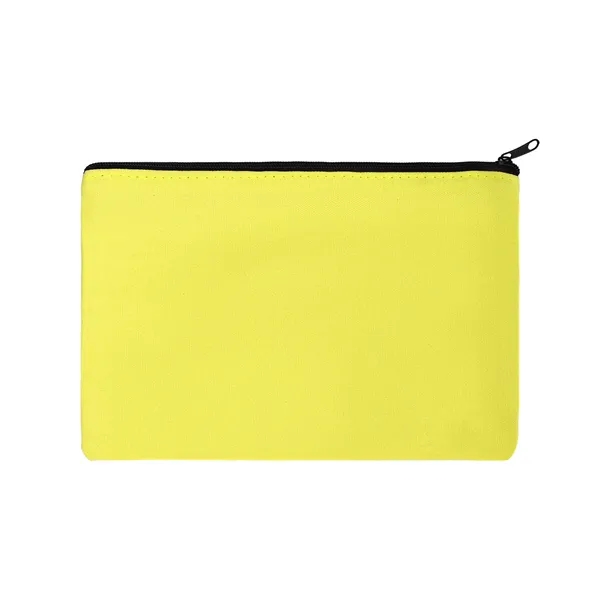 Multipurpose Canvas Cosmetic Bag Zipper Pouch
