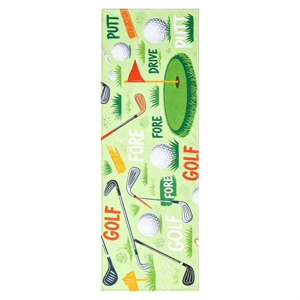 12"x32" Soft Polyester Mesh Cooling Towel