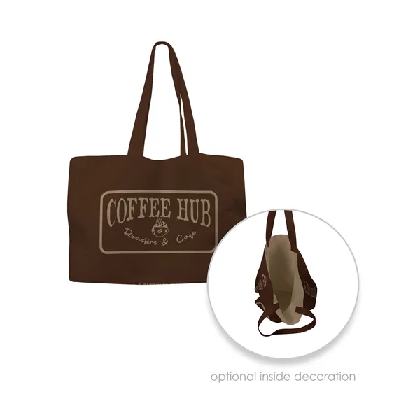 Toddy® Gear 14" x 10" x 5" Poly Canvas 5-Panel Tote with ...