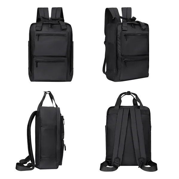 Soft Leather Travel Business Laptop Backpack