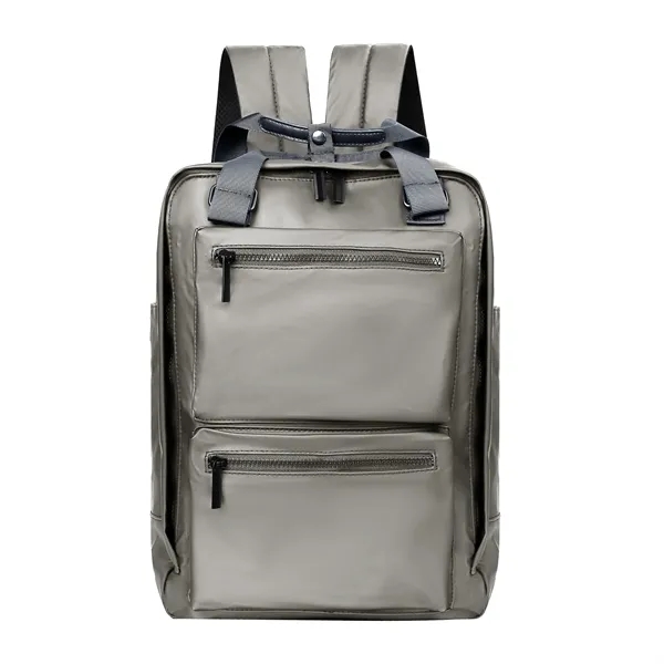 Soft Leather Travel Business Laptop Backpack