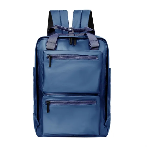 Soft Leather Travel Business Laptop Backpack