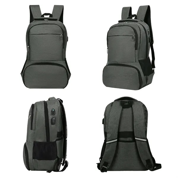 Insulated 15.6" Laptop Backpack W/ Cooler Lunch Compartment