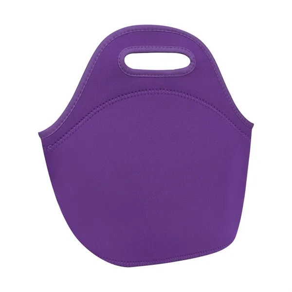 Insulated Neoprene Lunch Bag W/ Zipper