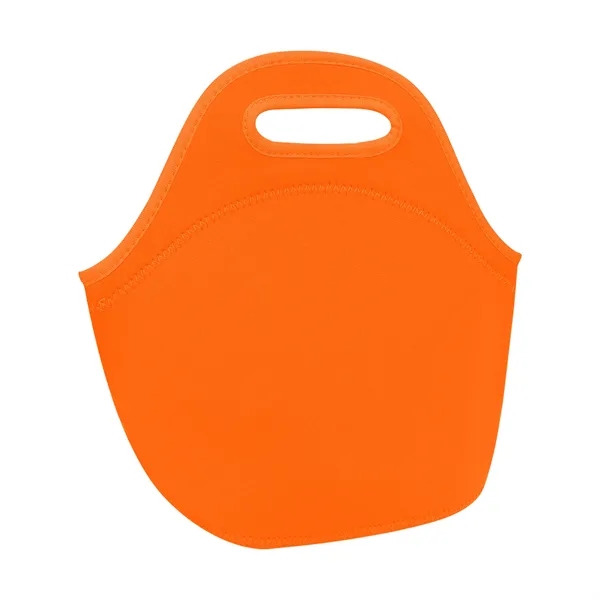Insulated Neoprene Lunch Bag W/ Zipper