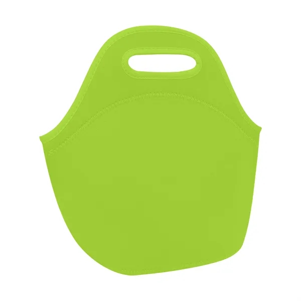 Insulated Neoprene Lunch Bag W/ Zipper