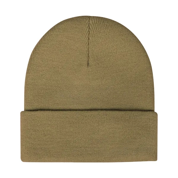 Acrylic Casual Classic Cuffed Knit Beanie