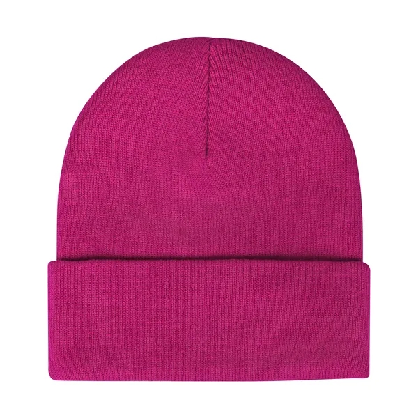 Acrylic Casual Classic Cuffed Knit Beanie