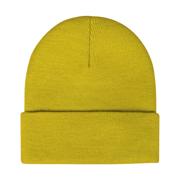 Acrylic Casual Classic Cuffed Knit Beanie