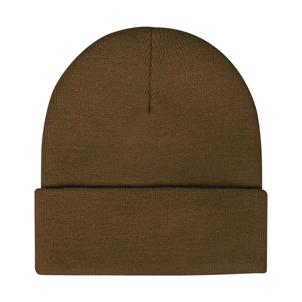 Acrylic Casual Classic Cuffed Knit Beanie