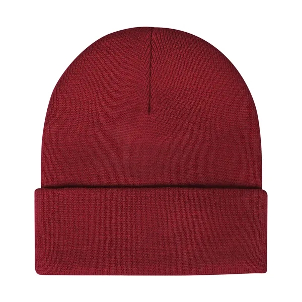 Acrylic Casual Classic Cuffed Knit Beanie