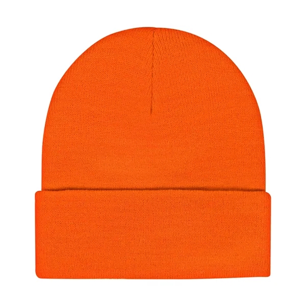Acrylic Casual Classic Cuffed Knit Beanie