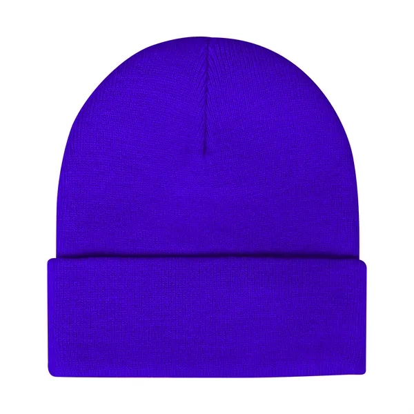 Acrylic Casual Classic Cuffed Knit Beanie